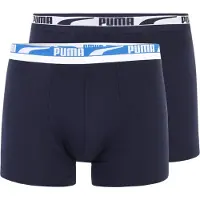 Puma Herren Unterhose MEN MULTI LOGO BOXER 2P