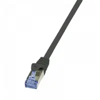 Logilink 20m Cat7 S/FTP, 20 m, Cat7, S/FTP (S-STP), RJ-45, RJ-45, Schwarz