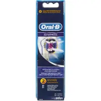 Oral-B Ersatzkopf mit CleanMaximiser-Technologie EB18 RB-2 3D White Heads, Für Erwachsene, Anzahl der Bürstenköpfe inklusive 2, Weiß