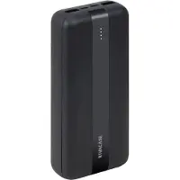 Rivacase VA2081, 20000 mAh, Lithium Polymer (LiPo), 3,7 V, 10 W, Schwarz
