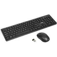 IBox Tastatur mit Maus IKM5010W Schwarz Qwerty US