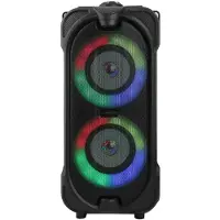 Esperanza EP157 BT FM LED RGB Lautsprecher Schwarz 10W