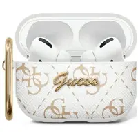 GUESS Guap2Pg4Gph Airpods Pro 2 (2022/2023) Abdeckung Biały/Weiß 4G Haken