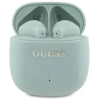 GUESS Printed Classic Logo - TWS Bluetooth-Kopfhörer + Ladetasche (grün)