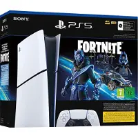 Sony PlayStation 5 Slim Fortnite bundle, PlayStation 5, Schwarz, Weiß, 16384 MB, GDDR6, 448 GB/s, AMD