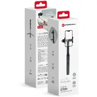 Forcell Stylus F-GRIP S70M selfie stick with wireless remote control tripod black