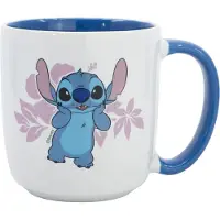 Stor STITCH - Flower - Mug Elite Intérieur Coloré - 384ml