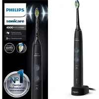 Philips Sonicare ProtectiveClean 6100 HX6871/47, Erwachsener, Schallzahnbürste, Tägliche Pflege, Tiefenreinigung, Zahnfleischpflege, Whitening, 62000 Bewegungen pro Minute, Schwarz, Blau, 2 min