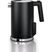 Graef WK 902, 1,2 l, 2015 W, Schwarz, Edelstahl, Edelstahl, Wasserstandsanzeige, Überhitzungsschutz