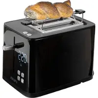 Krups Smart'n Light Toaster KH6418, 2 Scheibe(n), Schwarz, Tasten, 850 W, 167 mm, 240 mm