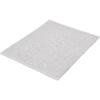Kleine wolke Badematte "Punto", rutschhemmend beschichtet, fußbodenheizungsgeeignet, Badteppich, Uni Farben, Oberfläche reine Baumwolle