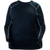Helly Hansen Lifa Merino Midweight Crew Plus, Damen, navy