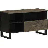 vidaXL TV-Schrank 80x33x46 cm Massivholz Mango