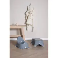 Beemoo CARE Anti-Slip Töpfchen und Tritthocker, Grau
