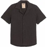 OAS Hemd Nearly Herren Black Cuba Waffle Shirt-XS