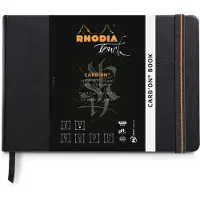 Rhodia Touch Carb’On A5 Sketchbook 120g Schwarzes Papier