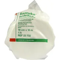 Zemuko Kompr.nahtlos gerollt 10 cmx10 m 1 St Kompressen