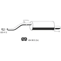 ERNST 012171 Endschalldämpfer für OPEL Corsa D Schrägheck (S07) Auspuff