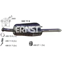 ERNST Endschalldämpfer 042116