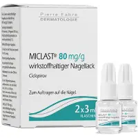 Pierre Fabre Dermo Kosmetik Miclast 80 mg/g wirkstoffhaltiger Nagellack 2x3 ml Wirkstoffhaltiger