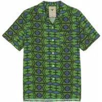 OAS Hemd Herren Emerald Blues Viscose-XS