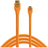 Tether Tools TetherPro HDMI Micro zu HDMI 2.0, 4.6 m Orange