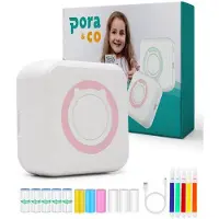 Pora&co Mini-Drucker für das Handy, rosa