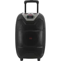 Aiwa KBTUS-500, 50 W, 400 W, 25,4 cm (10"), 7,62 cm (3"), Trolley-Lautsprecheranlage (PA), Schwarz