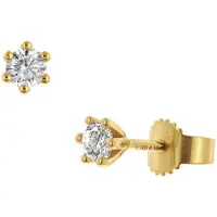 GLIZZ GL8649 Lab Grown Diamant-Ohrringe 0,3 ct. Gold 333 Brillant Ohrstecker