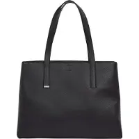 Calvin Klein Handtasche Ck Plaque Medium Shopper K60K612782 Schwarz