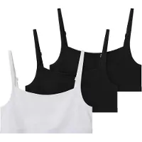TWO SOON 3er-Pack Unterhemd in Black | Gr.: 122/128