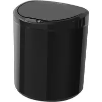 Rijoka Sensor Mülleimer 8L – Kunststoff – Soft Close – Fingerabdruck frei – Modern Design - Schwarz