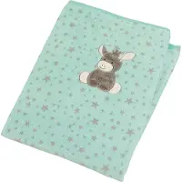 Sterntaler Babydecke "Babydecke Plüsch ESEL Emmi", Kinder, bunt (original), Obermaterial: 100% Polyester PES., Wohndecken Babydecke