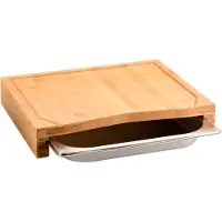 Kesper Schneidebrett "Brett mit Auffangschale und Saftrille, 36,5 x 28,5 cm", besonders langlebig und messerschonend