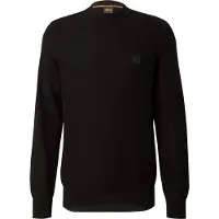 BOSS Pullover aus Baumwoll-Piqué mit Logo-Patch Grösse M