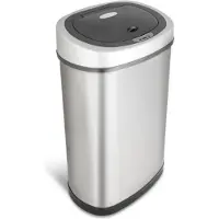 Rijoka Sensor Mülleimer 50L – Edelstahl – Soft Close – Fingerabdruck frei – Modern Design