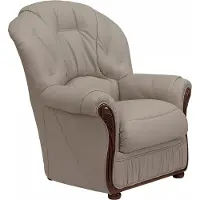 Vente-unique Sessel Mit Gerader Rückenlehne Daphne Taupe 83 cm