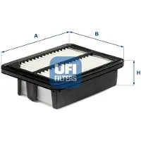 Ufi Luftfilter 30.B45.00 für HONDA CR-V V (RW, RT) Filtereinsatz