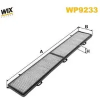 WIX FILTERS Filter, Innenraumluft WP9233