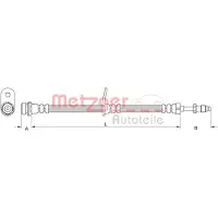 METZGER Bremsschlauch GREENPARTS 4111360