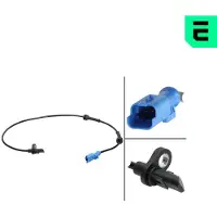 OPTIMAL ABS Sensor Raddrehzahl Hinten passend für PEUGEOT 207 (WA, WC) 06-S551