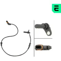 OPTIMAL ABS Sensor Raddrehzahl Vorne Rechts passend für MERCEDES-BENZ E-Klasse Limousine (W212) 06-S702