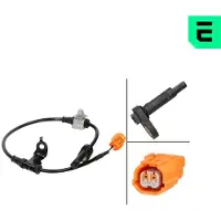 OPTIMAL ABS Sensor Raddrehzahl Hinten Rechts für HONDA Accord VII Limousine (CL, CN) 06-S347