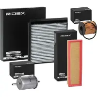 RIDEX Filterset Inspektionspaket Filtersatz für CITROËN Berlingo / Berlingo First (MF, GJK, GFK) passend für PEUGEOT PARTNER Combispace (5F)