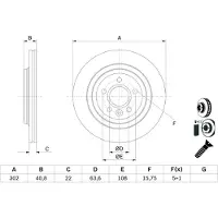 Bosch Bremsscheibe 0 986 479 E85