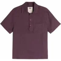 OAS Hemd Girona Linen Shirt Herren Plum-S