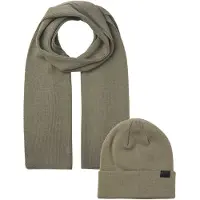Jack & Jones Set Schal und Mütze 12163827 Grün