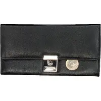 Alassio Kellnerbörse 18,5x9,5cm Leder schwarz