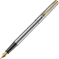 Diplomat Diploma Perpetual Feather Traveller, F, Stahl/Gold AS