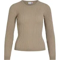 Vila Clothes "Elegance Damenpullover - Beige Frühling/S, Größe M